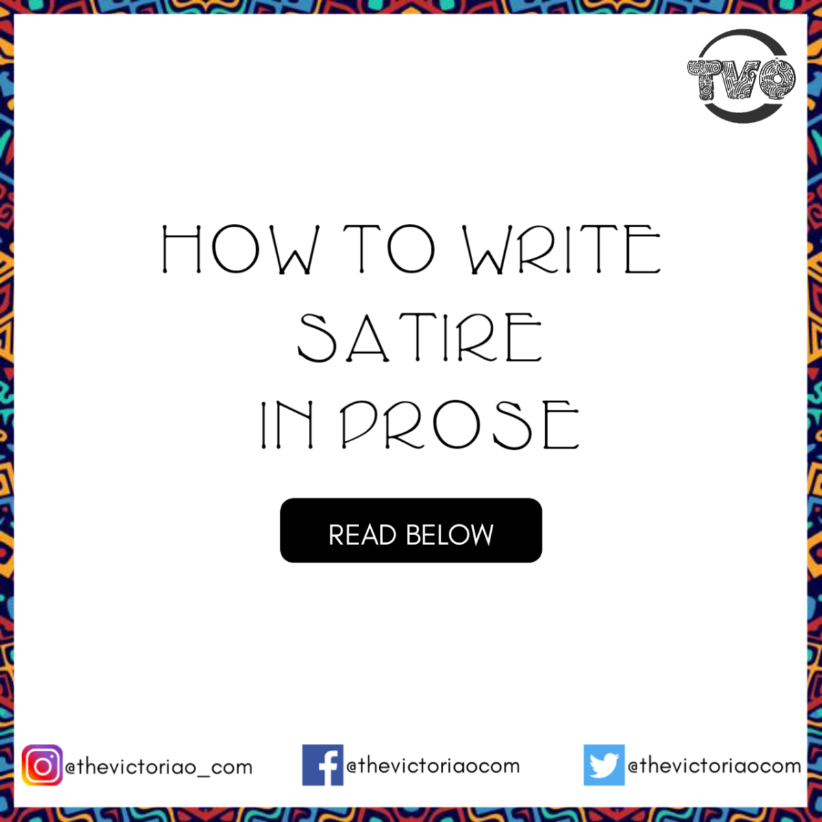 How To Write Satire In Prose